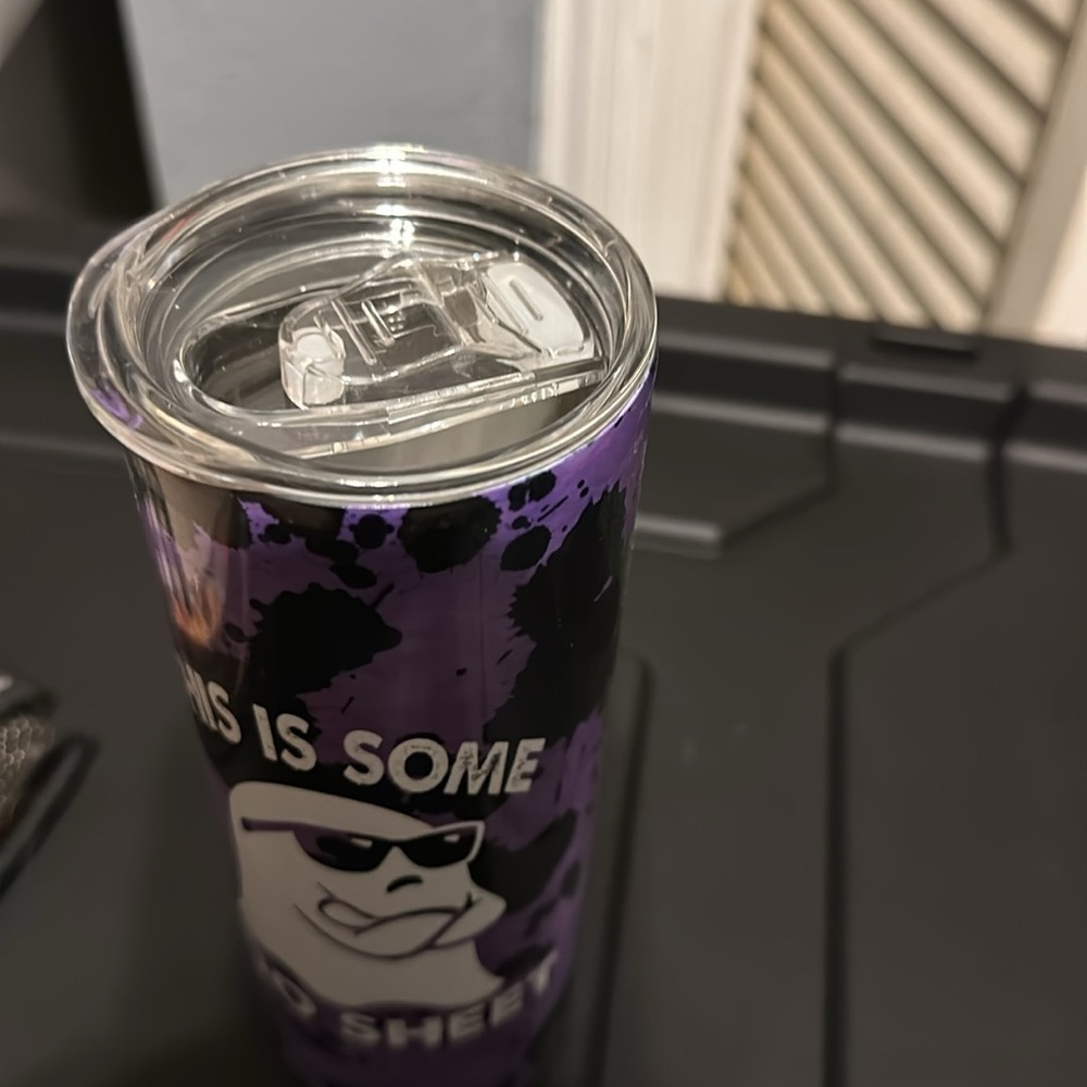 20 oz Boo sheet Halloween Tumbler keeps drunks cold all day!!! - Picture 2 of 2